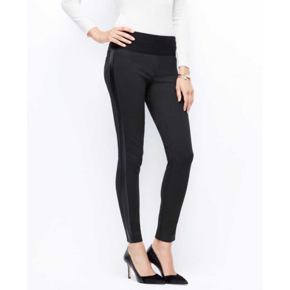 Ann Taylor Tuxedo Leggings XSP